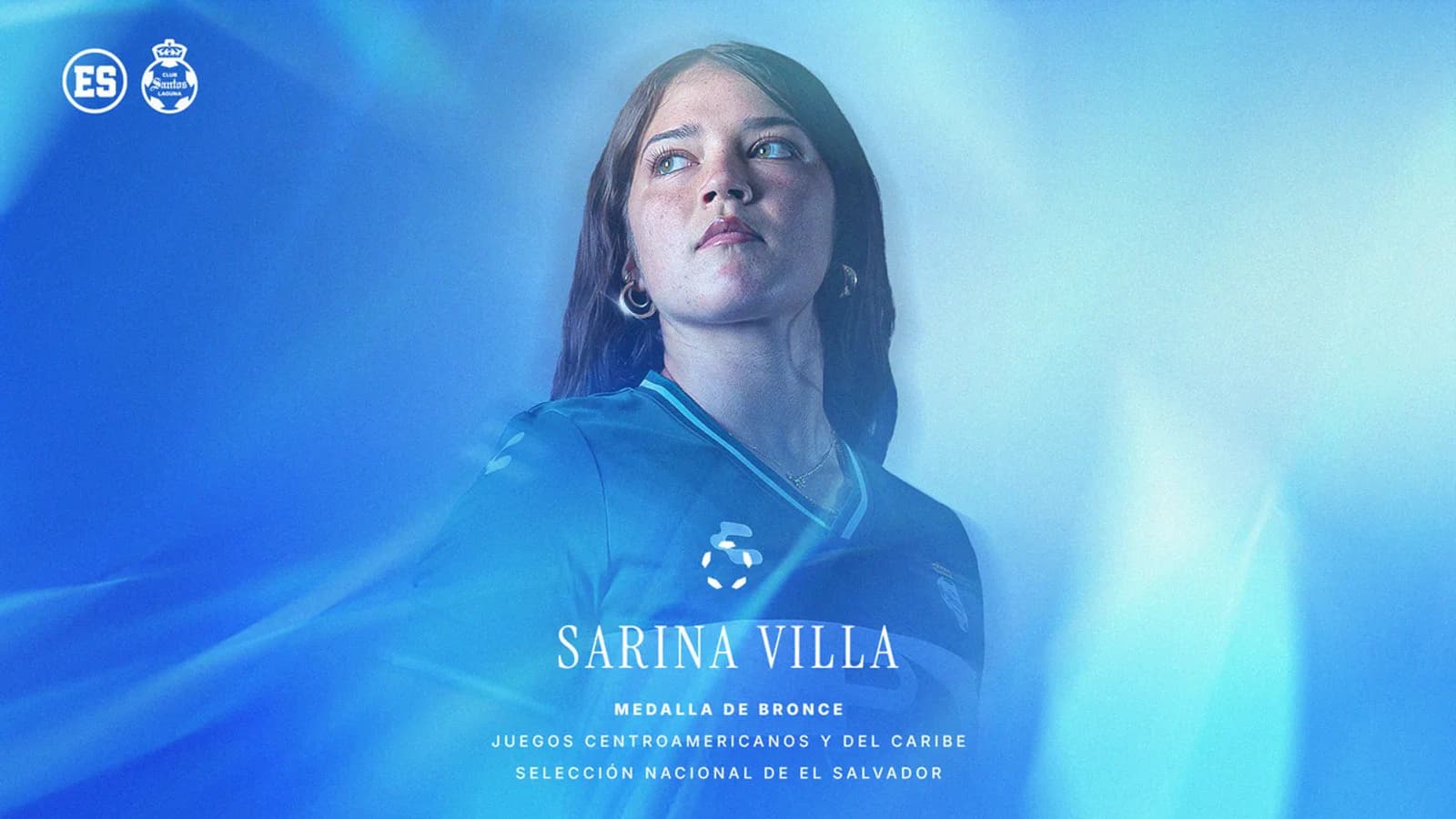 LA SANTISTA SARINA VILLA CONQUISTA LA MEDALLA DE BRONCE EN LOS JCC 2026 CON EL SALVADOR · Fuente: Santos Laguna