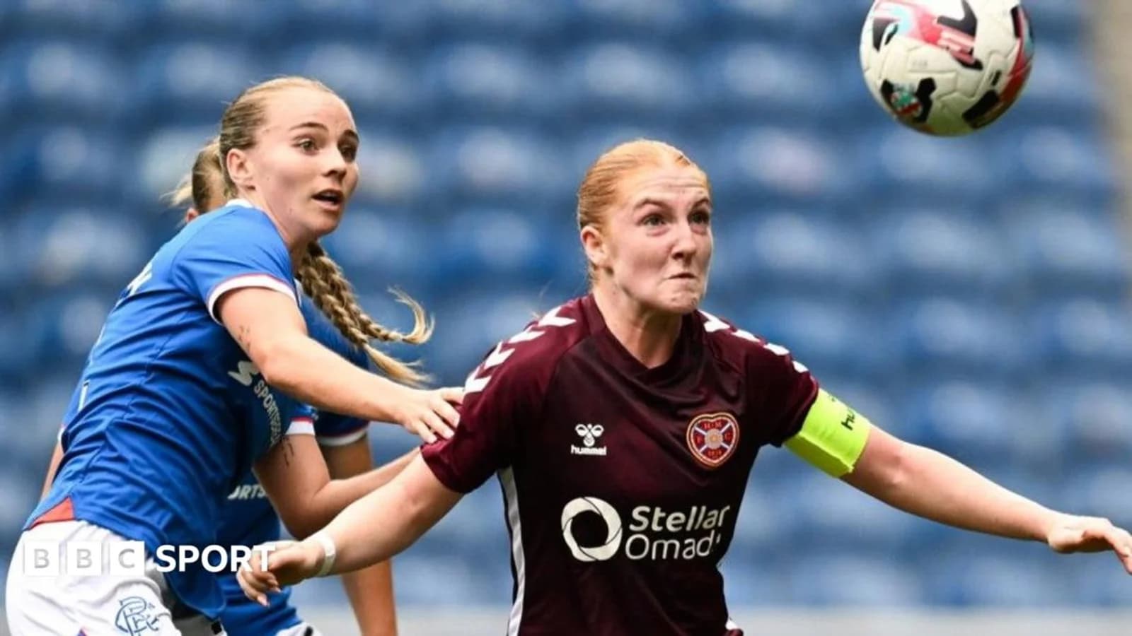 Rangers against Hearts · Fuente: BBC Sport Football
